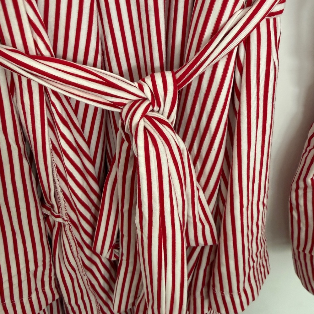 Red & White Striped Women's Pajama Set - Brand Unspecified - Picture 5 of 12